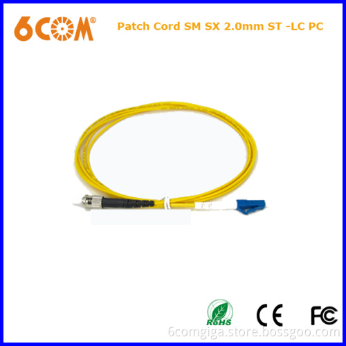 2.0mm Ofnp Sx ST-LC Upc Fiber Optic Patch Cord